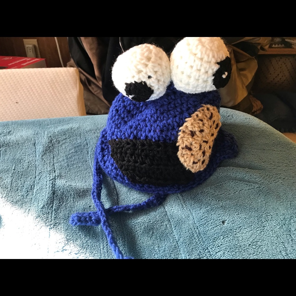 Hand crafted hat.